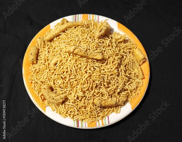 Obraz Golden Crunchy Bhujia Sev