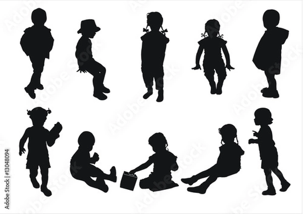 Obraz KIDS SILHOUETTES