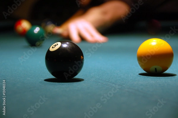 Obraz grać w bilard (bilard)