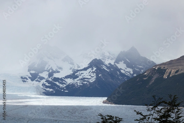Obraz Glacier with a mountain