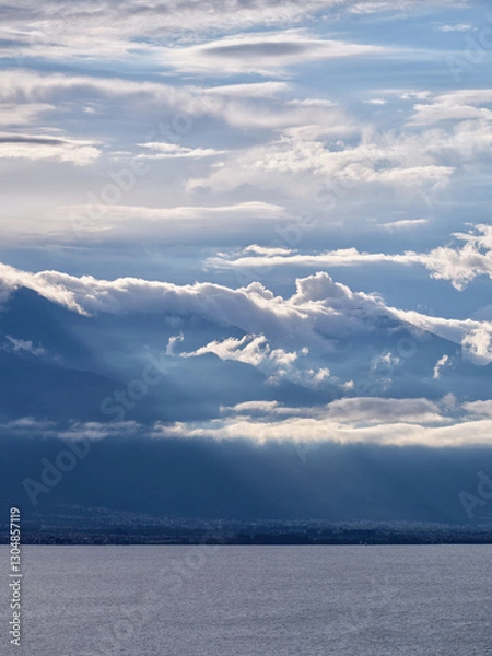Obraz lake and mountains