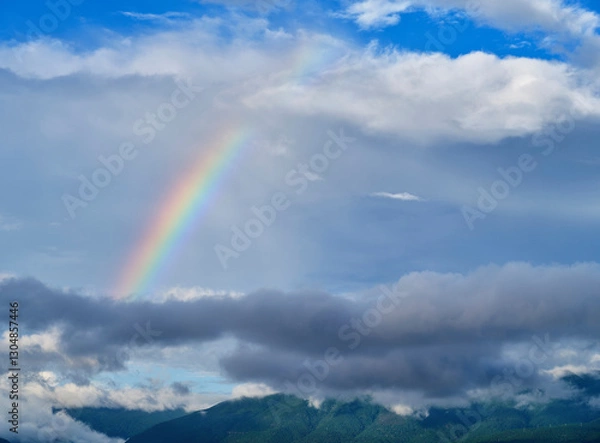Obraz rainbow and clouds