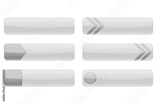 Fototapeta User interface symbols. Web site menu elements
