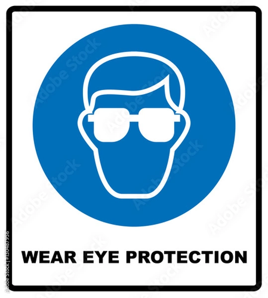 Obraz Wear eye protection