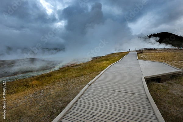 Fototapeta Hot spring in Yellowstone