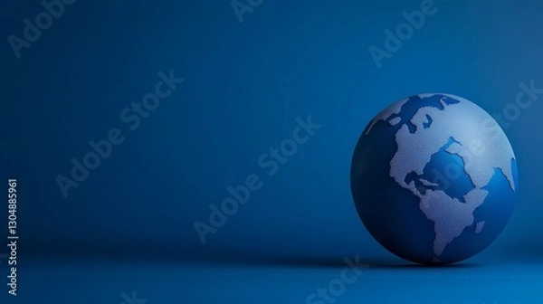 Fototapeta World Globe Sphere Earth Continents Oceans Global Unity Worldwide Connections Geography Cartography Exploration