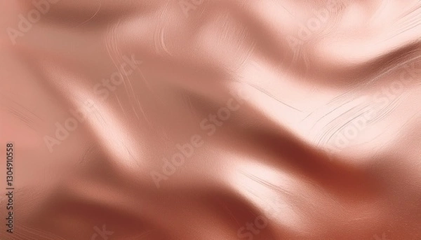 Fototapeta rose gold metallic foil texture background shiny abstract design illustration with light and rose gold metalic tones