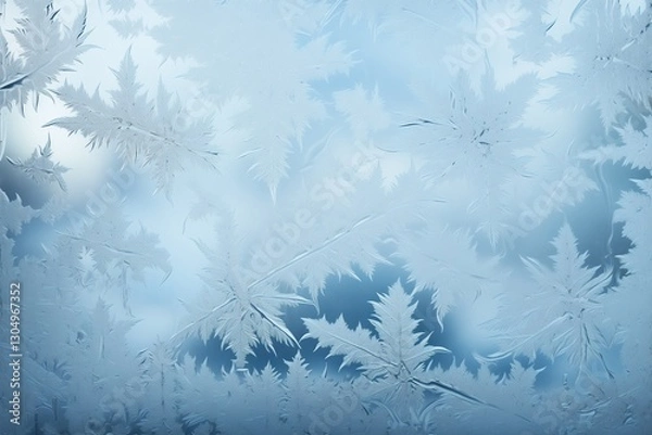 Obraz Frosty pattern on the window