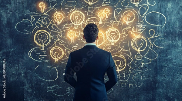 Fototapeta Effective management often requires the ability to think critically and solve complex problems quickly.
