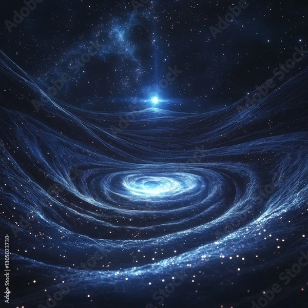 Fototapeta Quantum Technology and Energy Flow in Space