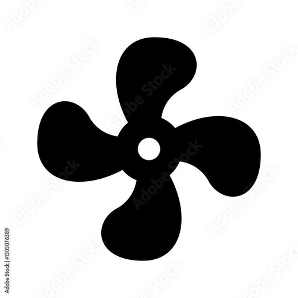 Fototapeta Fan Icon. for mobile concept and web design. vector illustration