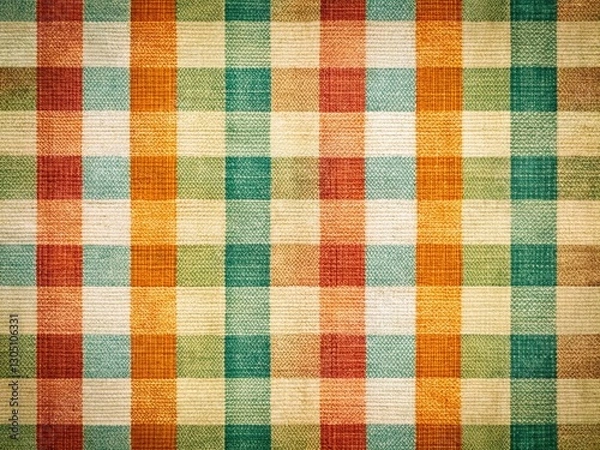 Fototapeta Checkered Background Presentation Slides: Versatile Texture for Design Projects