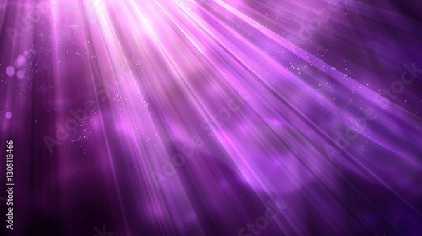 Fototapeta Radiant Purple Light Rays: A Mystical Digital Art Background