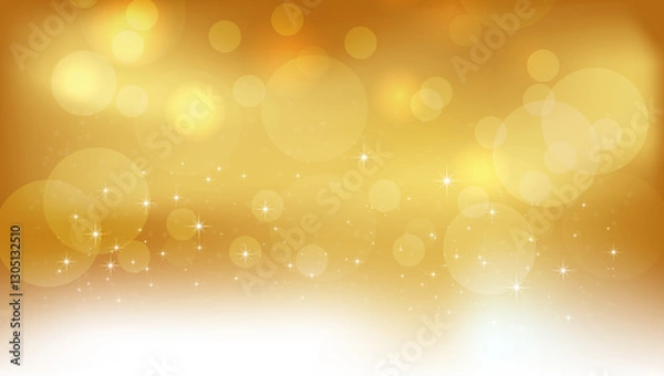 Fototapeta Abstract background of glitter vintage lights, star glittering light for advertise product and content in season collection concept de focused. banner