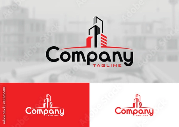 Obraz Real Estate Construction Logo 08