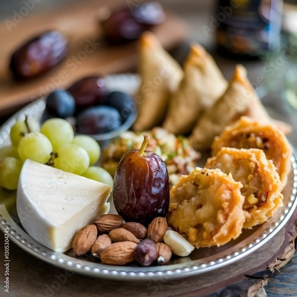 Fototapeta mixed nuts and raisins