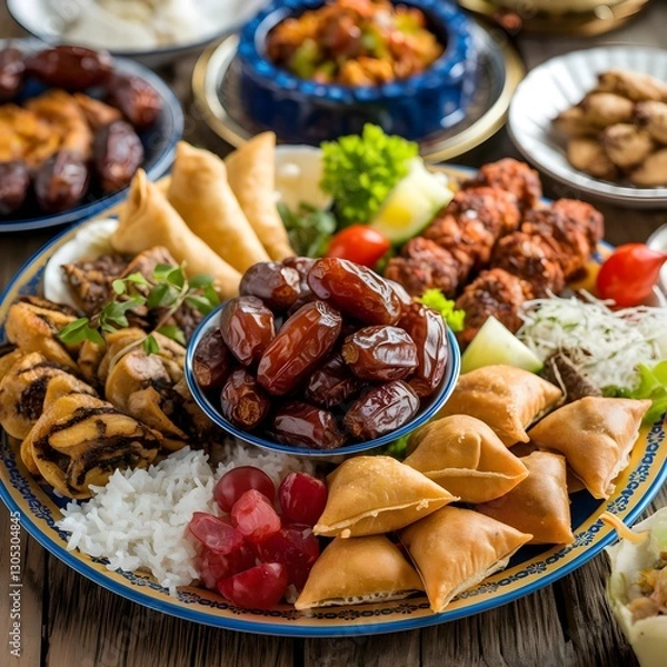 Fototapeta beef stew with potatoes and vegetables
