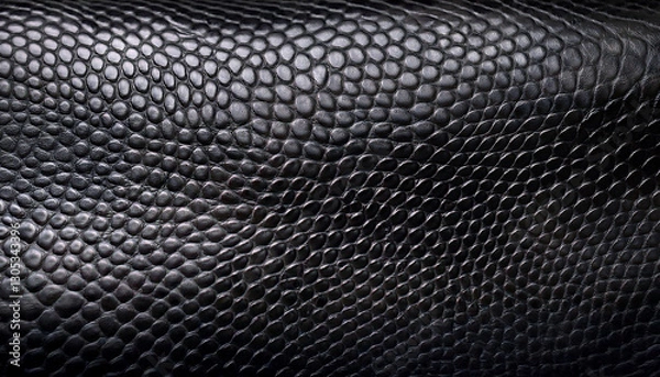 Obraz black reptile skin background