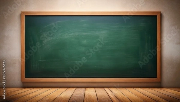 Fototapeta empty school blackboard