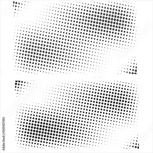 Obraz color halftone vector image illustration