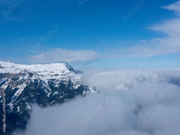Obraz Schnee und Landschaft bei Grindelwald