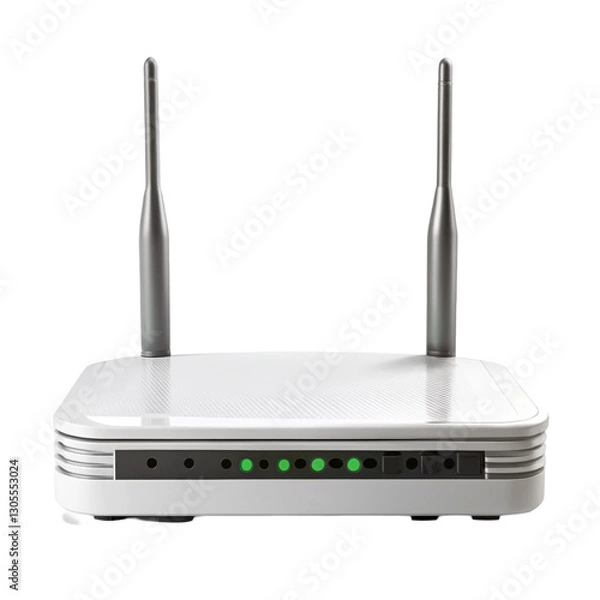 Obraz wireless router isolated on white