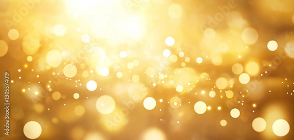 Fototapeta  gold gradient background, empty space for product display, flat design, high-resolution photography, high-quality details, light and shadow,  symmetrical composition