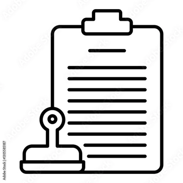 Obraz clipboard with pen