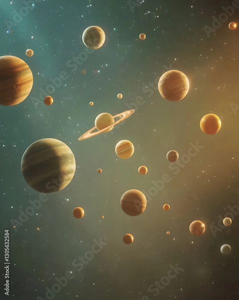 Obraz planet in space