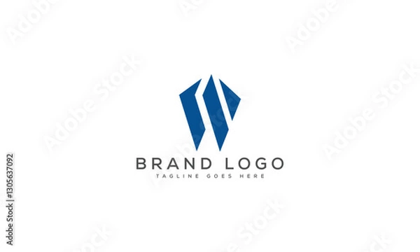 Obraz letter W logo design vector template design for brand.