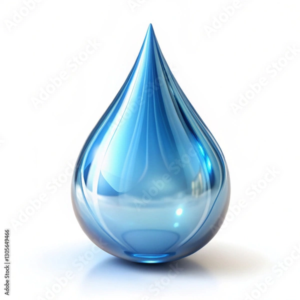 Fototapeta Abstract raindrop symbolizing purity