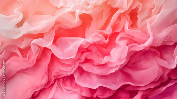 Fototapeta Watercolor pink ombre background with subtle texture for wedding decor and photo shoots, ombre effect, romance. Whimsy - Carnival. Illustration