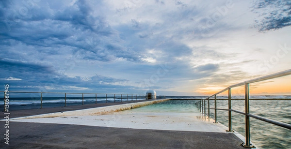 Fototapeta Merewether Baths at Sunrise