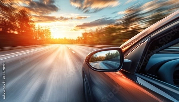 Fototapeta Green Succulent in Dark Grey Pot on Modern Office Table