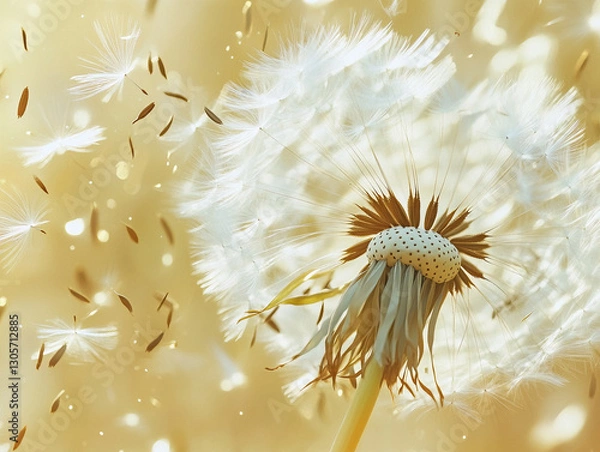 Obraz Dandelion close up  