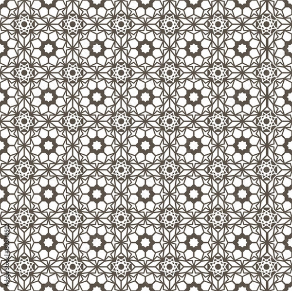 Fototapeta Vector illustration Arabesque Ornament Pattern Style Design background