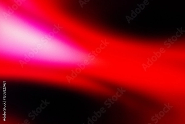 Obraz Vibrant red futuristic blurry noisy wavy texture background.