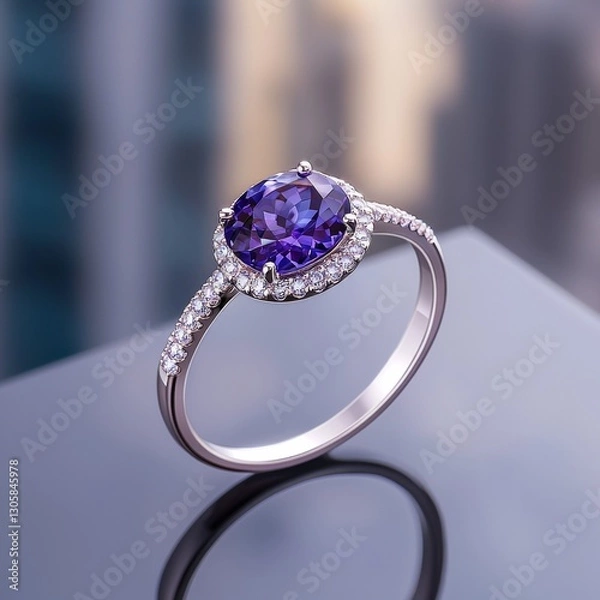 Obraz Exclusive tanzanite ring