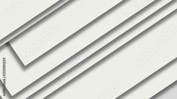 Fototapeta Abstract Layered Shadows: A Minimalist Geometric Design with Depth and Elegance