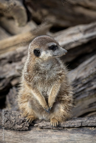 Obraz Sitzendes Erdmännchen