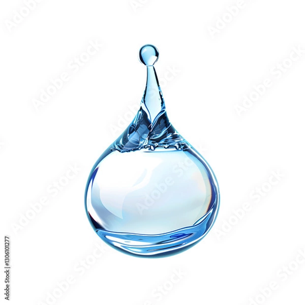 Fototapeta water drop vector illustration