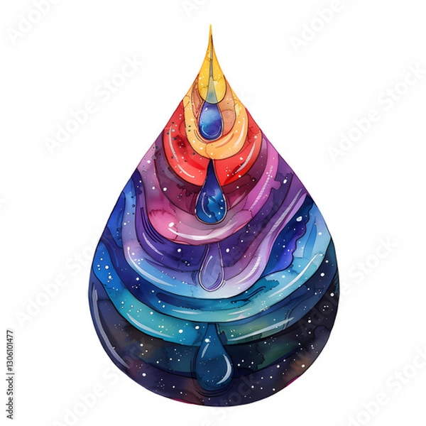 Fototapeta water drop vector illustration