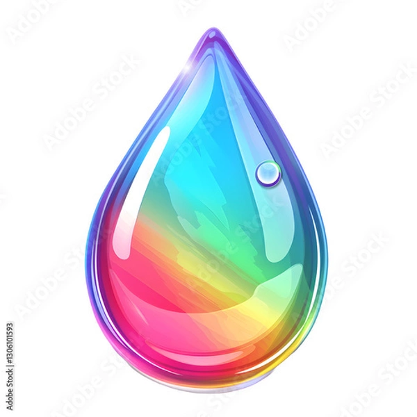 Fototapeta water drop vector illustration