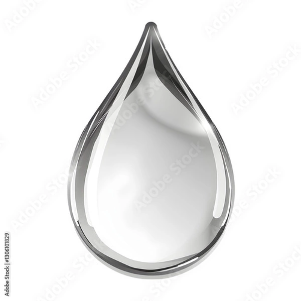 Fototapeta water drop vector illustration