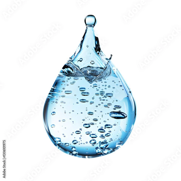 Fototapeta water drop vector illustration