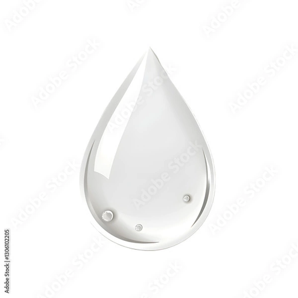 Fototapeta water drop vector illustration