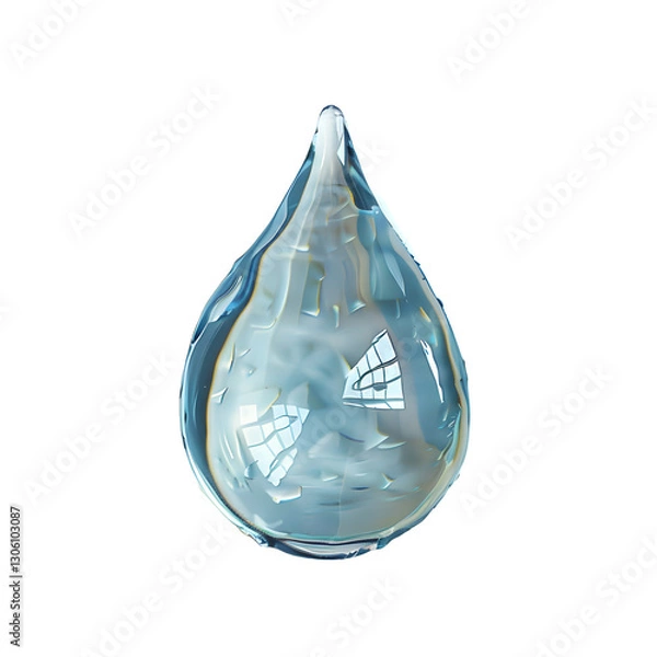 Obraz water drop vector illustration