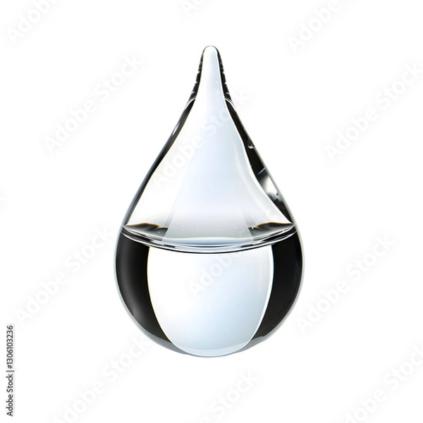 Fototapeta water drop vector illustration