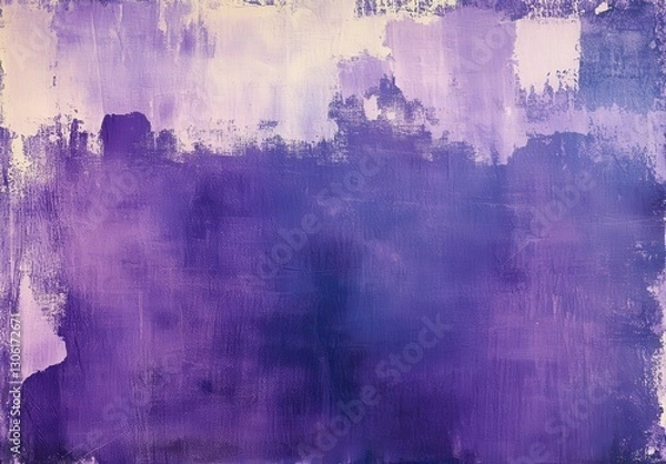 Obraz Abstract purple texture with soft brush strokes creating a serene and calming atmosphere for artistic design and background use in various projects