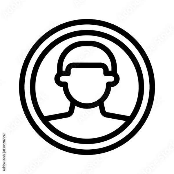 Fototapeta online community line icon